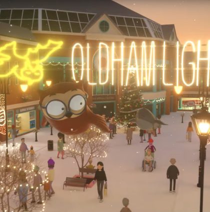 Christmas Animations for Oldham Council